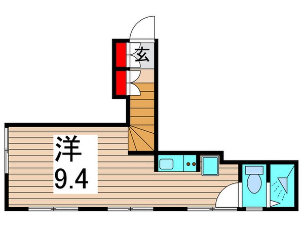 Ｋコートの物件間取画像